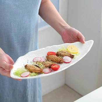 Fashion Japanese Kitchen Fish Dish Creative Rectangular Steak Plate Western Dish Sushi New Dinner Plate Kitchen Dining Tableware
Fashion Japanese Kitchen Fish Dish Creative Rectangular Steak Plate Western Dish Sushi New Dinner Plate Kitchen Dining Tableware