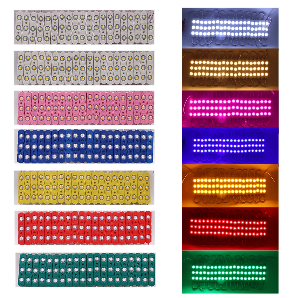 Super Bright SMD 5054 LED Module Strip Advertisement Design Brighter 5050 LED Module Lights 3 LED Pixels DC12V Cold/Warm white
Super Bright SMD 5054 LED Module Strip Advertisement Design Brighter 5050 LED Module Lights 3 LED Pixels DC12V Cold/Warm white
