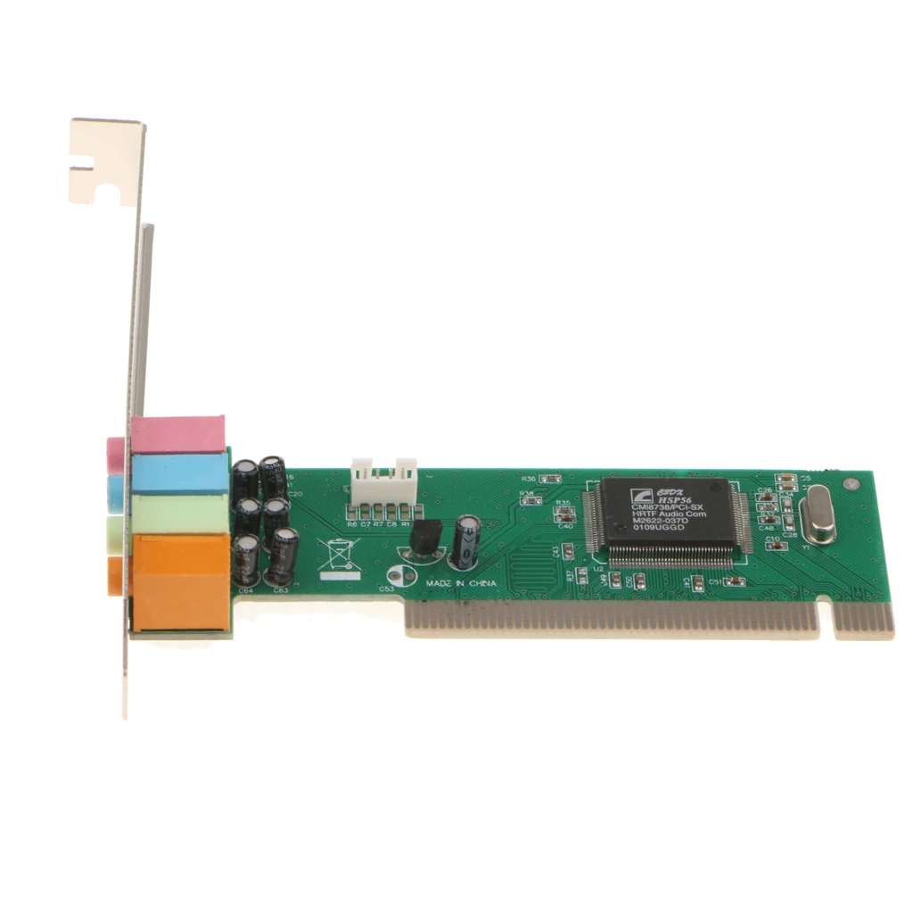 Dovewill Main Board PCI 8738 Built-in Sound Card 5.1 Channel PCI Surround Sound Card CD Driver Plug-In Card
Dovewill Main Board PCI 8738 Built-in Sound Card 5.1 Channel PCI Surround Sound Card CD Driver Plug-In Card