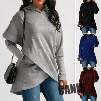 2019 Women Long Sleeve Hoodie Sweatshirt Ladies Hooded Jumper Solid Pullover Tops Spring and Fall Fashionable Style
2019 Women Long Sleeve Hoodie Sweatshirt Ladies Hooded Jumper Solid Pullover Tops Spring and Fall Fashionable Style