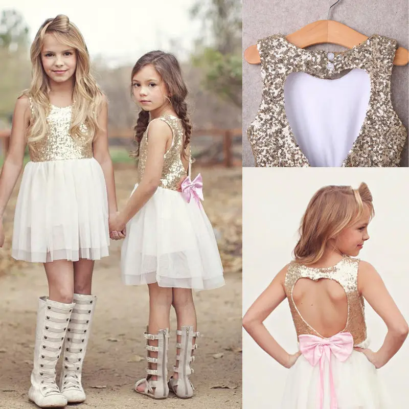 Pudcoco Kids Sequins Baby White Cotton Sleeveless Knee-Length Flower Girl Dress Bow Backless Party Gown Bridesmaid Dresses 3-10Y
Pudcoco Kids Sequins Baby White Cotton Sleeveless Knee-Length Flower Girl Dress Bow Backless Party Gown Bridesmaid Dresses 3-10Y