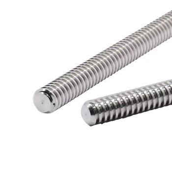 1pcs Trapezoidal Screw T8*2mm/T8*4MM/T8x8mm Length 400mm Lead Screw