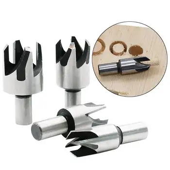 4 Pcs/set Wood Plug Hole Cutter Drill Bit Set 1/4, 3/8, 1/2, 5/8 inches 10mm Shank Length Woodworking Dowel Maker Hand Tools
4 Pcs/set Wood Plug Hole Cutter Drill Bit Set 1/4, 3/8, 1/2, 5/8 inches 10mm Shank Length Woodworking Dowel Maker Hand Tools
