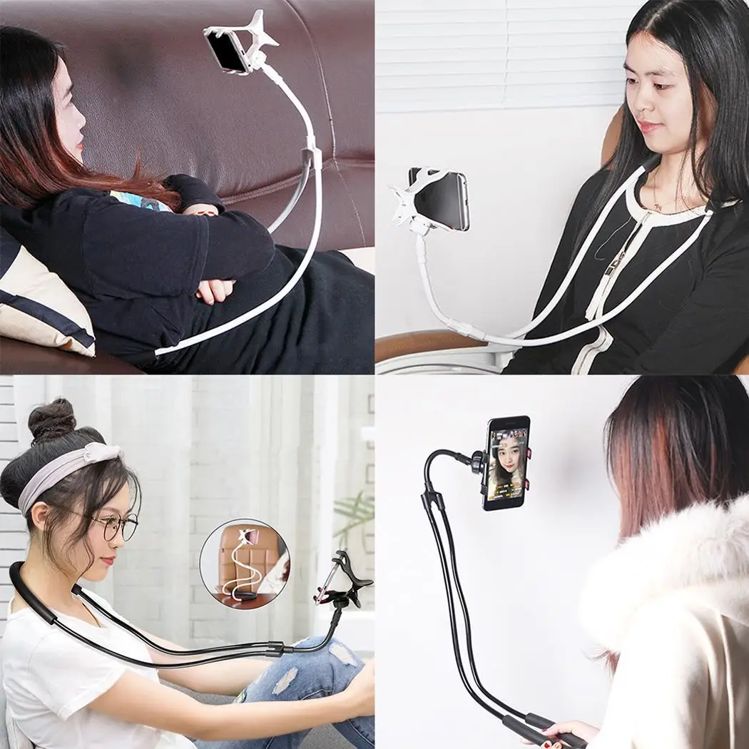 New Lazy Neck Phone Holder Stand for iPhone Universal Cell Phone Desk Mount Bracket for Samsung Xiaomi Flexible Phone Holder
New Lazy Neck Phone Holder Stand for iPhone Universal Cell Phone Desk Mount Bracket for Samsung Xiaomi Flexible Phone Holder