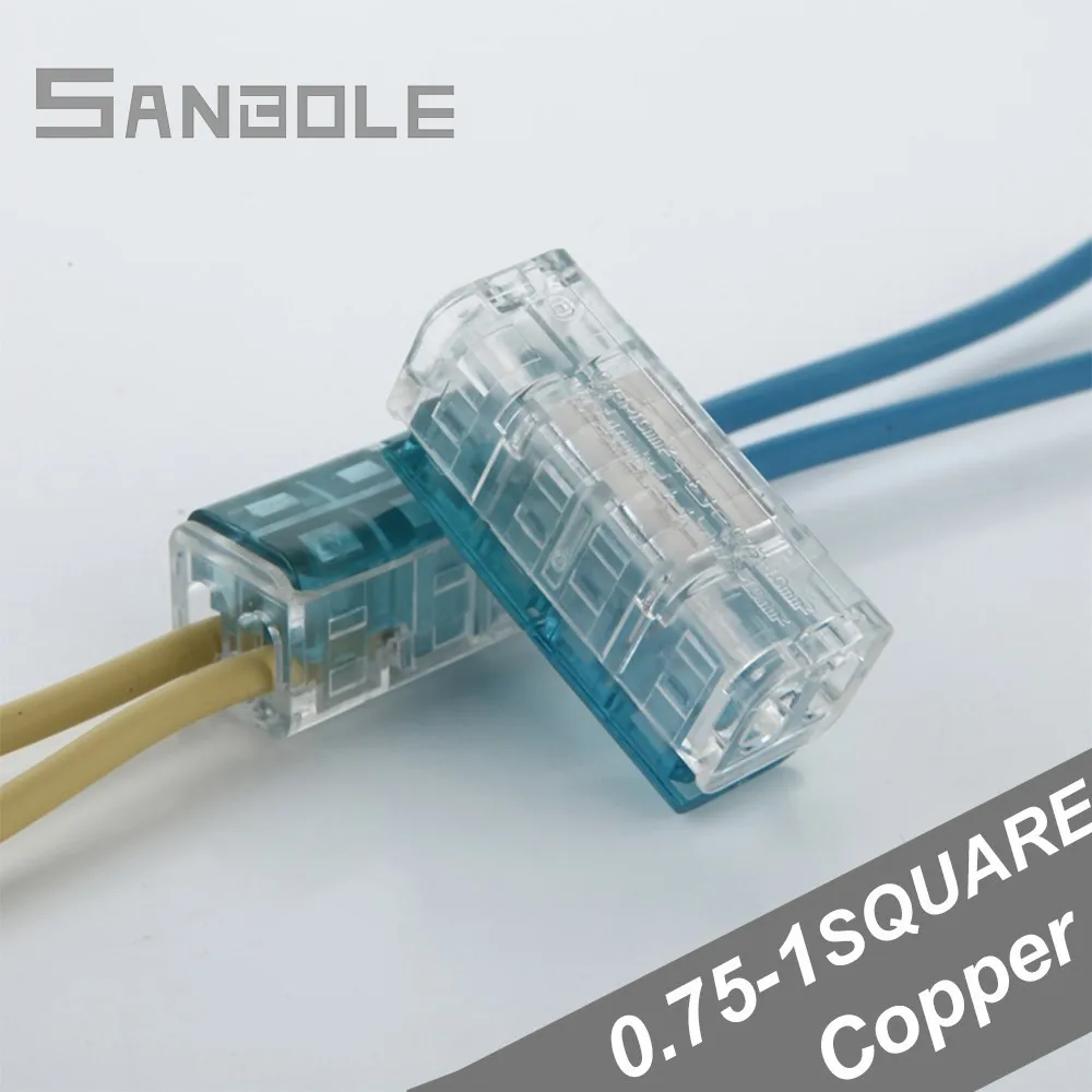 Terminal blocks Blue Avoid Peeling Wire Connector Fast Connection Terminal 0.75-1 square (20PCS)
Terminal blocks Blue Avoid Peeling Wire Connector Fast Connection Terminal 0.75-1 square (20PCS)