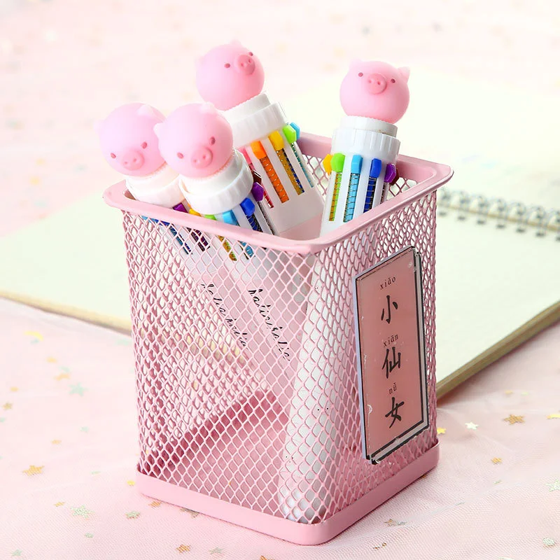 10Colors In 1 Cute Pens Creative Pink Pig Ballpoint Pens Kawaii Ball Pens For Kids Gifts School Office Supplies stationery
10Colors In 1 Cute Pens Creative Pink Pig Ballpoint Pens Kawaii Ball Pens For Kids Gifts School Office Supplies stationery