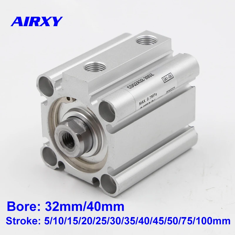 CDQ2B with built-in magnet bore 32/40mm Double Action single rod thin Compact Cylinder CDQ2B32-10 rod end female thread
CDQ2B with built-in magnet bore 32/40mm Double Action single rod thin Compact Cylinder CDQ2B32-10 rod end female thread