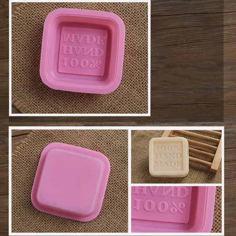 Art Craft Soap Making Square Shape Silicone Soap Mold 100% Handmade Letter Curved DIY Soap Mold Color Shipping In Random
Art Craft Soap Making Square Shape Silicone Soap Mold 100% Handmade Letter Curved DIY Soap Mold Color Shipping In Random