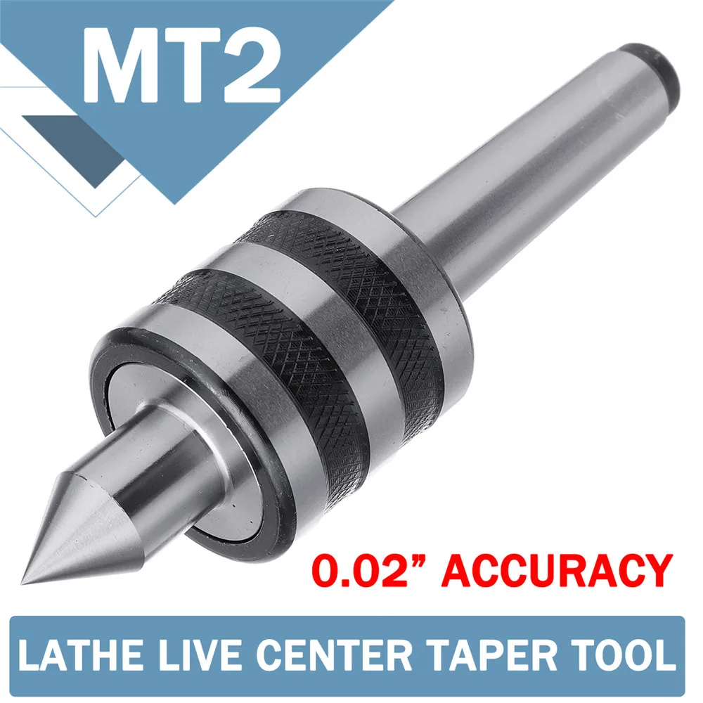 MT2 0.02 Inch Live Lathe Milling Center High Accuracy For Lathe Machine Revolving Centre Triple Bearing Drill Bit Mechanic Tools
MT2 0.02 Inch Live Lathe Milling Center High Accuracy For Lathe Machine Revolving Centre Triple Bearing Drill Bit Mechanic Tools