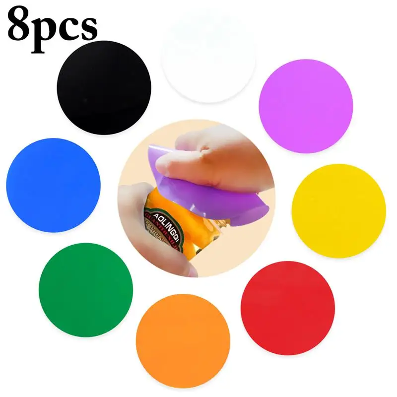 8PCS Silicone Jar Opener Multi-Purpose Round Gripper Pad Bottle Lid Opener Silicone Pot Holder
8PCS Silicone Jar Opener Multi-Purpose Round Gripper Pad Bottle Lid Opener Silicone Pot Holder