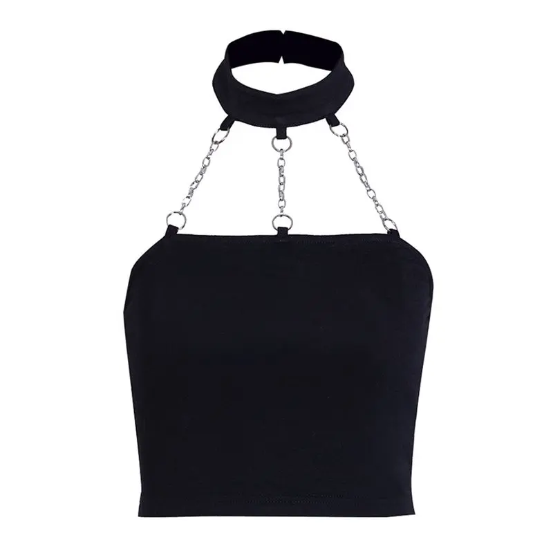 Women Tube Tops Sexy Black Gothic Summer Punk Style Slim Halter Solid Backless Lingerie 2019 Female Fashion Underwear Wrap Bras
Women Tube Tops Sexy Black Gothic Summer Punk Style Slim Halter Solid Backless Lingerie 2019 Female Fashion Underwear Wrap Bras