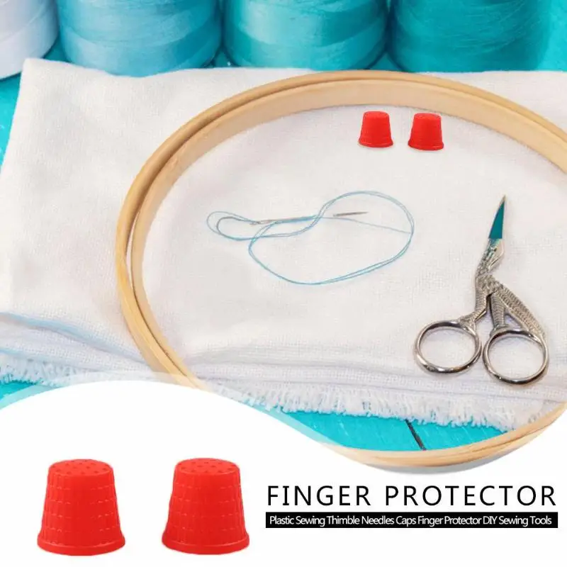 2/10pcs Plastic Sewing Thimble Needles Caps Open Finger Protector Household DIY Embroidery Sewing Thimble Tools Needles Partner
2/10pcs Plastic Sewing Thimble Needles Caps Open Finger Protector Household DIY Embroidery Sewing Thimble Tools Needles Partner
