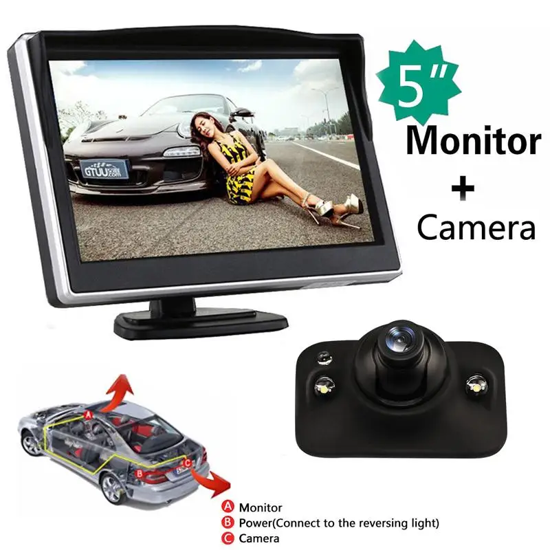 5 inch Car Rear View Safety Camera Waterproof Infrared Sensor LED Light Source Night Vision Right Side Monitor Camera
5 inch Car Rear View Safety Camera Waterproof Infrared Sensor LED Light Source Night Vision Right Side Monitor Camera