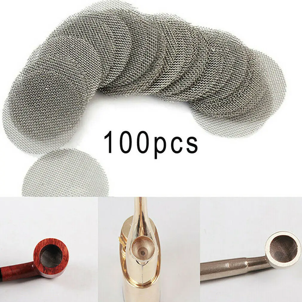 100pcs Multifunctional Hookah Water Pipe Stainless Steel Tobacco Smoking Accessorie Metal Filters Smoke Pipe Screen Gauze 50mm
100pcs Multifunctional Hookah Water Pipe Stainless Steel Tobacco Smoking Accessorie Metal Filters Smoke Pipe Screen Gauze 50mm