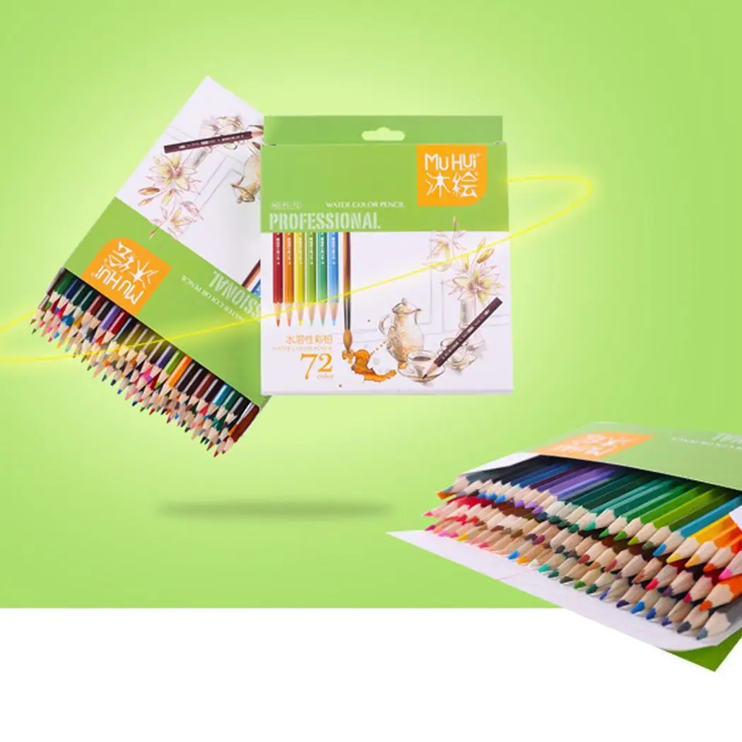 72 Colors Safe Non Toxic Water Paint Watercolor Soluble Watercolor Drawing Colored Pencil Hexagonal HB Set
72 Colors Safe Non Toxic Water Paint Watercolor Soluble Watercolor Drawing Colored Pencil Hexagonal HB Set