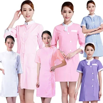 Promotion Rushed Medico Beautician Work Clothes Dress Nurses Beauty Salon Women's For Drugstore Spring And Summer Skirts
Promotion Rushed Medico Beautician Work Clothes Dress Nurses Beauty Salon Women's For Drugstore Spring And Summer Skirts