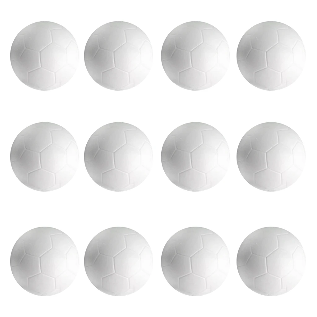 12pcs 32mm White Mini Soccer Balls Foosballs Replacement Table Football Balls Made form Environmentally Friendly Plastic
12pcs 32mm White Mini Soccer Balls Foosballs Replacement Table Football Balls Made form Environmentally Friendly Plastic