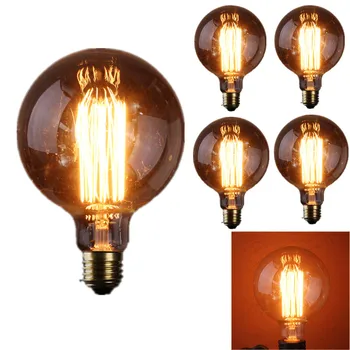 G125 E27 60W 110/220V 125x176mm Incandescent Bulb Retro Edison Bulbs
G125 E27 60W 110/220V 125x176mm Incandescent Bulb Retro Edison Bulbs