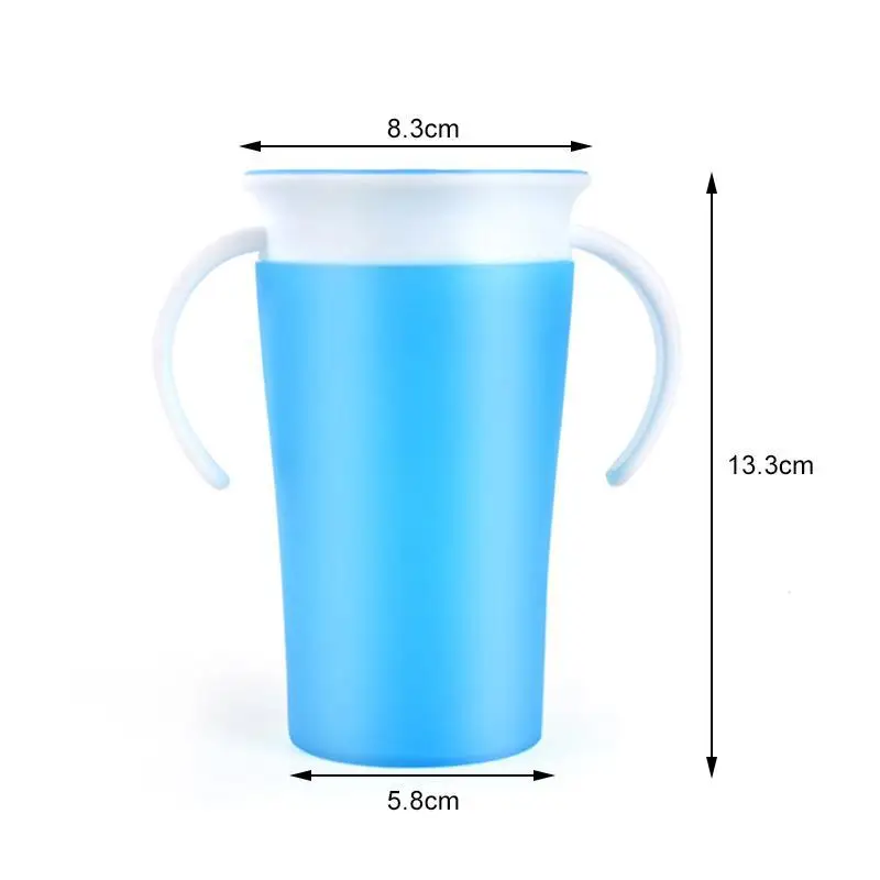 360 Degree Drinking Training Cup Safe Spill Baby Girl Boys Kids No Leaking Water Miracle 360 Sippy Trainer Cups With Handls A15
360 Degree Drinking Training Cup Safe Spill Baby Girl Boys Kids No Leaking Water Miracle 360 Sippy Trainer Cups With Handls A15