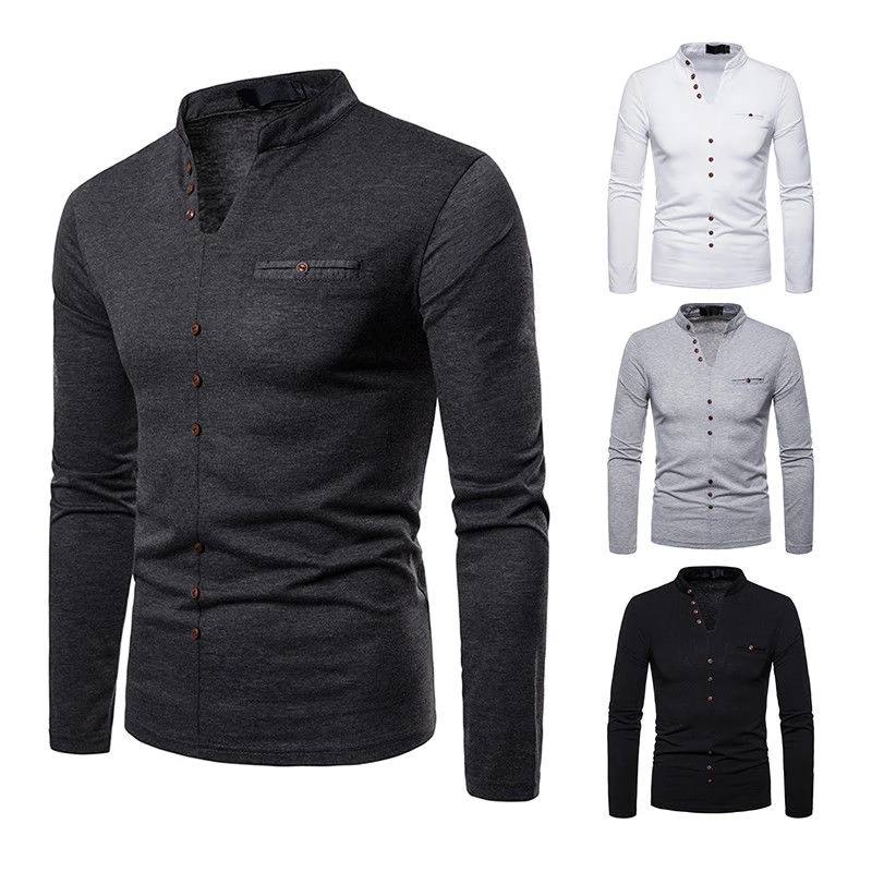 New Men's Slim Fit V Neck T-shirt Muscle Tee Casual Tops Long Sleeve Warm Blouse
New Men's Slim Fit V Neck T-shirt Muscle Tee Casual Tops Long Sleeve Warm Blouse