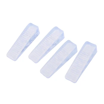 Home Office Clear Plastic Door Wedge Stopper Block 4 Pcs
Home Office Clear Plastic Door Wedge Stopper Block 4 Pcs
