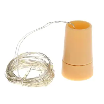 2m/6.56ft 20 LED Copper Wire String Light Bottle Stopper for Glass LED String Lights Wedding Holiday Supplies
2m/6.56ft 20 LED Copper Wire String Light Bottle Stopper for Glass LED String Lights Wedding Holiday Supplies