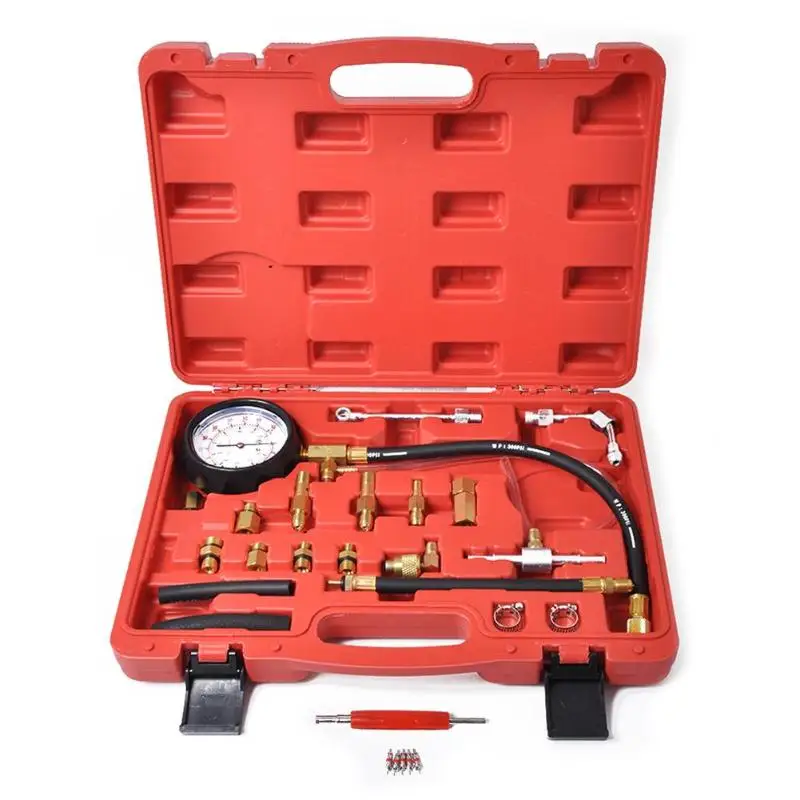 

TU-114 Fuel Injector Injection Pump Pressure Tester Gauge Kit Car copper Tools car sprinter diagnostic tool