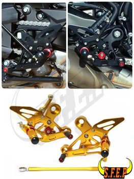 CNC Adjustable Rearset Foot Pegs Rest Pedal For Yamaha MT-09/FZ-09/FJ-09 2014-2015-2016-2017-2018
CNC Adjustable Rearset Foot Pegs Rest Pedal For Yamaha MT-09/FZ-09/FJ-09 2014-2015-2016-2017-2018
