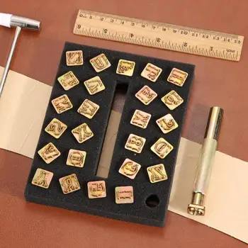 26pcs Alphabet Leather Stamping Printing Punch Tools 26 English Letters Metal Stamp Set Leather Tools Leathercraft
26pcs Alphabet Leather Stamping Printing Punch Tools 26 English Letters Metal Stamp Set Leather Tools Leathercraft