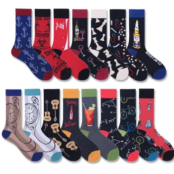 New Casual Combed Cotton Men's Socks Tend Harajuku Street Hip Hop Funny Happy Socks Colorful Avocado Pattern Long Socks For Men
New Casual Combed Cotton Men's Socks Tend Harajuku Street Hip Hop Funny Happy Socks Colorful Avocado Pattern Long Socks For Men