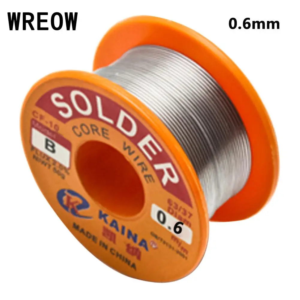 Welding Iron Wire Reel Tin Lead Reel Rosin Core Flux Solder Wire Electrical Soldering Welding 0.6mm/0.8mm/1.0mm Wire Spool
Welding Iron Wire Reel Tin Lead Reel Rosin Core Flux Solder Wire Electrical Soldering Welding 0.6mm/0.8mm/1.0mm Wire Spool