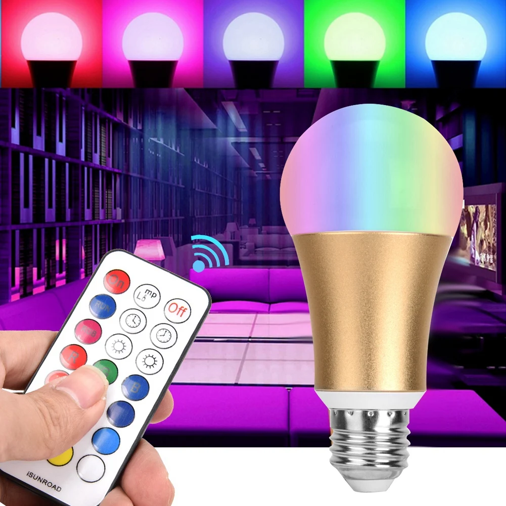 E27 Socket RGB + CW LED Bulb Multi Color Lighting Light Bulb Remote Control Lamp LED Bulb lampada led
E27 Socket RGB + CW LED Bulb Multi Color Lighting Light Bulb Remote Control Lamp LED Bulb lampada led