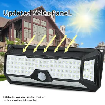 Waterproof Outdoor Sports Activate Safety Lighting 136 LED Bright Solar Lamp for Solar Energy in Terrace Deck Garden
Waterproof Outdoor Sports Activate Safety Lighting 136 LED Bright Solar Lamp for Solar Energy in Terrace Deck Garden