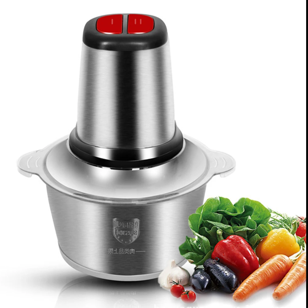 250W 2L Household Electric Meat Grinder Mixer Chopper anti-fall 304 Stainless steel bowl detachable blade Two Gears Meat Grinder
250W 2L Household Electric Meat Grinder Mixer Chopper anti-fall 304 Stainless steel bowl detachable blade Two Gears Meat Grinder
