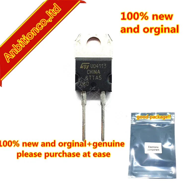 10pcs 100% new and orginal STTA506D STTH5R06D TO-220 TURBO 2 ULTRAFAST HIGH VOLTAGE RECTIFIER in stock
10pcs 100% new and orginal STTA506D STTH5R06D TO-220 TURBO 2 ULTRAFAST HIGH VOLTAGE RECTIFIER in stock