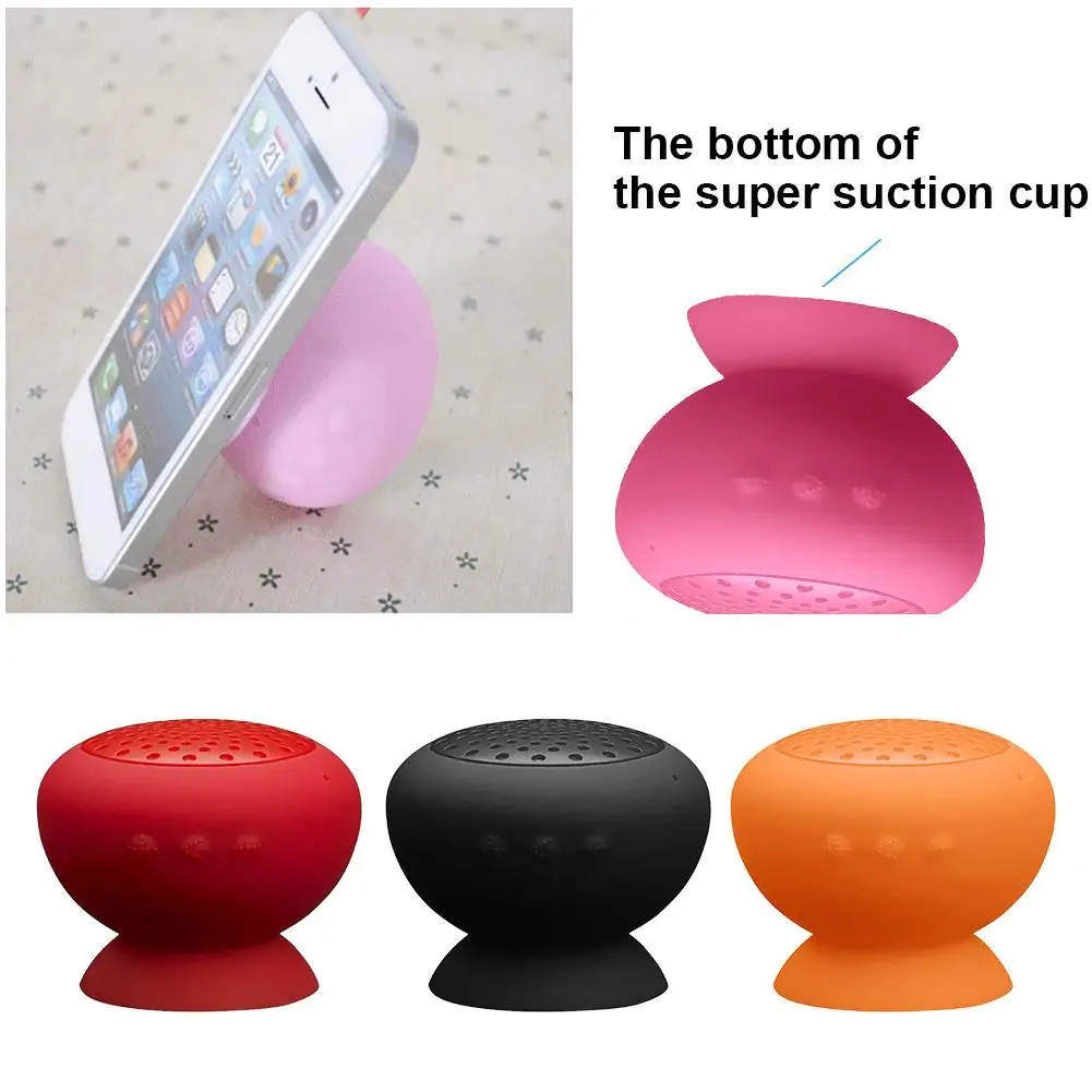 BTS-06 Bluetooth Speaker Waterproof Silicone Handsfree Microphone Mic Suction Bluetooth Wireless MP3 Speaker Phone Holder
BTS-06 Bluetooth Speaker Waterproof Silicone Handsfree Microphone Mic Suction Bluetooth Wireless MP3 Speaker Phone Holder