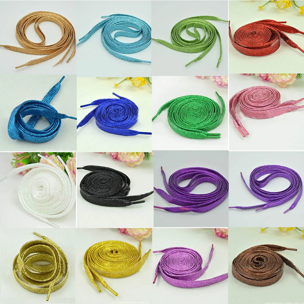 1Pair Shiny Gold And Silver Thread Shoelaces For Sneakers Sport Running Flat Shoelaces Bootlaces Men Women Colorful Shoe Strings
1Pair Shiny Gold And Silver Thread Shoelaces For Sneakers Sport Running Flat Shoelaces Bootlaces Men Women Colorful Shoe Strings