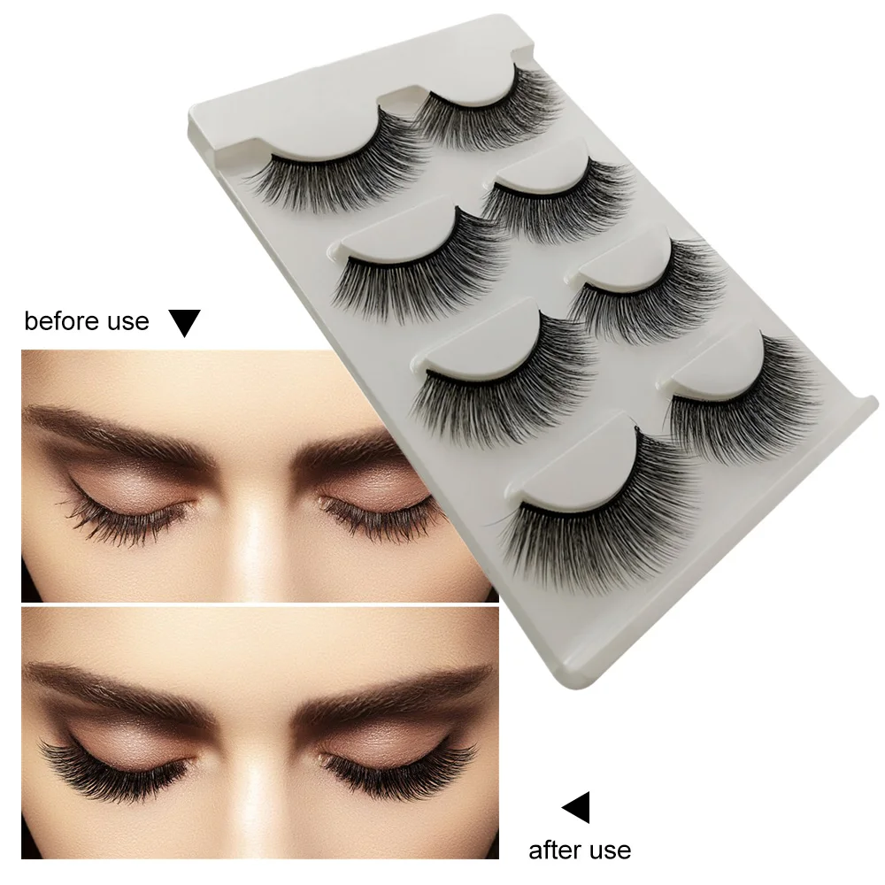 Anself SHIDISHANGPIN 4 Pairs Fake Eyelashes False Eyelashes Natural Long Lashes Makeup Lashes Strip Fake Eyelashes
Anself SHIDISHANGPIN 4 Pairs Fake Eyelashes False Eyelashes Natural Long Lashes Makeup Lashes Strip Fake Eyelashes