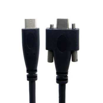 10pcs/lot Cablecc USB 3.1 Type-C Dual Screw Locking to USB-C 10Gbps Data Cable 1.2m Panel Mount Type
10pcs/lot Cablecc USB 3.1 Type-C Dual Screw Locking to USB-C 10Gbps Data Cable 1.2m Panel Mount Type