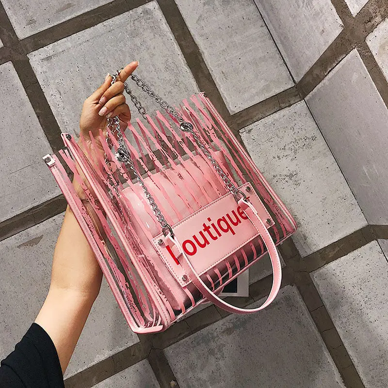 MARFUNY New Arrive 2019 Women Handbag PVC Letter Printing 2pcs Composite Bag Female Chain Shoulder Bag Girl Large Capacity Bolsa
MARFUNY New Arrive 2019 Women Handbag PVC Letter Printing 2pcs Composite Bag Female Chain Shoulder Bag Girl Large Capacity Bolsa