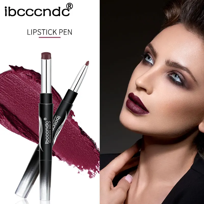 10 Colors Sexy Lips Double Head Makeup Matte Lip Liner Velvet Pigment Liquid Lipstick Pencil Lipgloss Lip Tint Batom maquiagem
10 Colors Sexy Lips Double Head Makeup Matte Lip Liner Velvet Pigment Liquid Lipstick Pencil Lipgloss Lip Tint Batom maquiagem