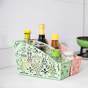 New Plastic Basket Storage Kitchen Table Desktop Bathroom Sundries Make Up Pen Pencil Organizer For Home
New Plastic Basket Storage Kitchen Table Desktop Bathroom Sundries Make Up Pen Pencil Organizer For Home