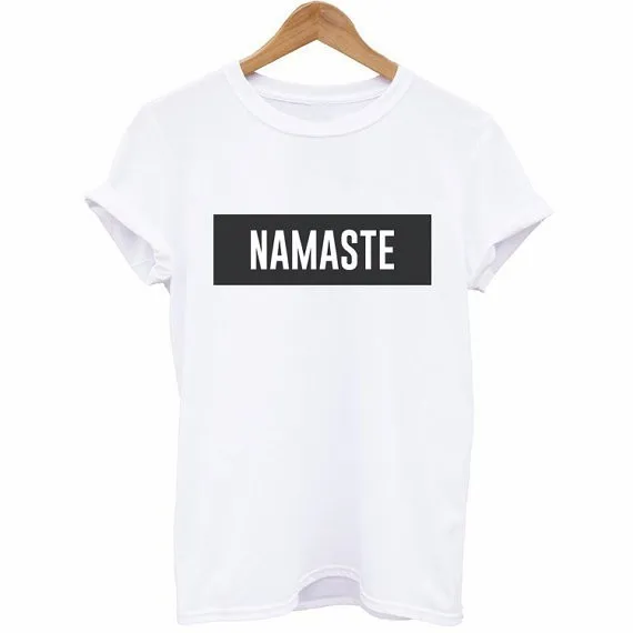 Namaste Shirt Tumblr T-shirt Hippie Shirt Hippie Clothes Pilates Shirt Moletom Do Tumblr T Shirt Fashion Casual Tops Tee-J102
Namaste Shirt Tumblr T-shirt Hippie Shirt Hippie Clothes Pilates Shirt Moletom Do Tumblr T Shirt Fashion Casual Tops Tee-J102