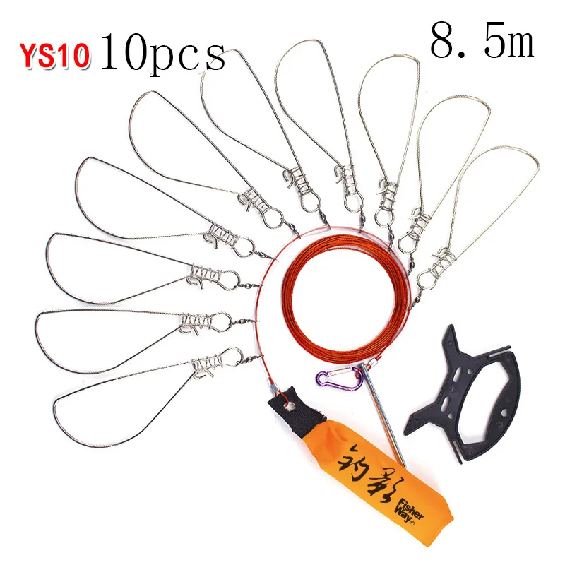 ilure live fish lock 5m 10m Fishing tools 5 lock and 10locks Stainless Steel Float Fish Stringer Lock fishing rope pesca
ilure live fish lock 5m 10m Fishing tools 5 lock and 10locks Stainless Steel Float Fish Stringer Lock fishing rope pesca