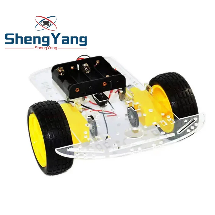 ShengYang New Motor Smart Robot Car Chassis Kit Speed Encoder Battery Box 2WD For Arduino Free Shipping
ShengYang New Motor Smart Robot Car Chassis Kit Speed Encoder Battery Box 2WD For Arduino Free Shipping