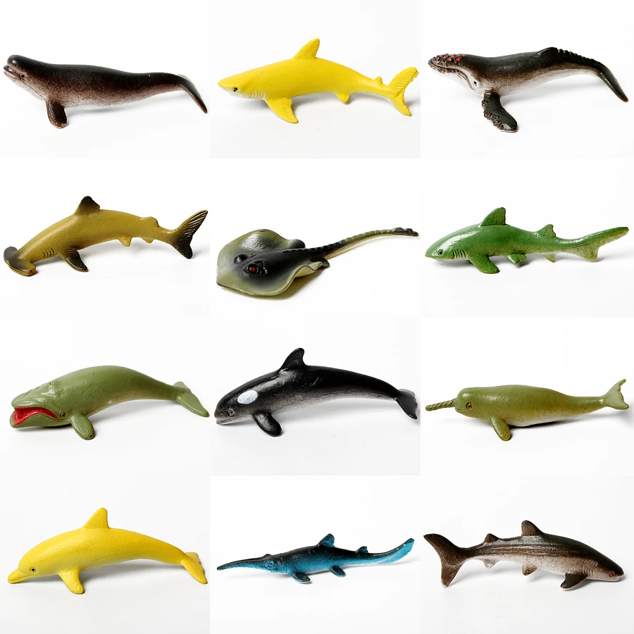 3 Inch Whale and Shark Toy Figure, Assorted Sea Creature Toys, Ocean Animal Hammerhead Mini Shark Education Toy for Kids 12PCS
3 Inch Whale and Shark Toy Figure, Assorted Sea Creature Toys, Ocean Animal Hammerhead Mini Shark Education Toy for Kids 12PCS