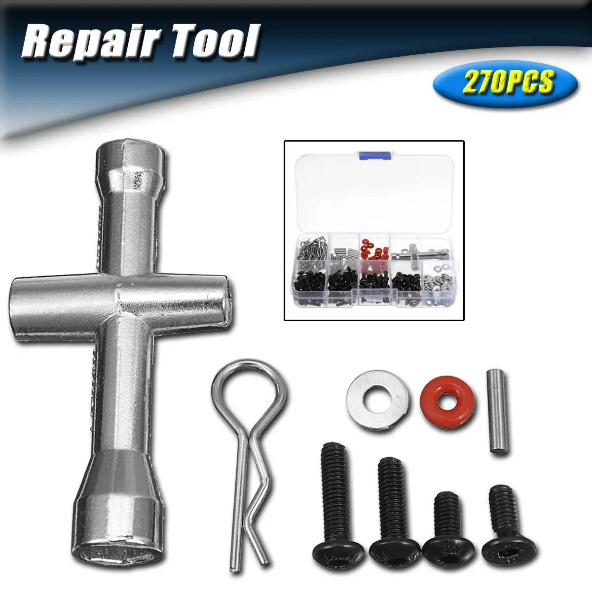 270Pcs 1/10 HSP RC Car With Hexagon Wrench Repair Tool and Screws Box Set For RC Toys Repair Tools Box-packed Screw Tool
270Pcs 1/10 HSP RC Car With Hexagon Wrench Repair Tool and Screws Box Set For RC Toys Repair Tools Box-packed Screw Tool