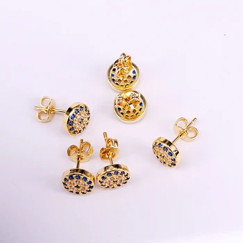 6 Pairs ZYZ339-2901 Factory Turkish Jewelry Blue Eye Studs Micro Pave Cz Bling Earrings
6 Pairs ZYZ339-2901 Factory Turkish Jewelry Blue Eye Studs Micro Pave Cz Bling Earrings