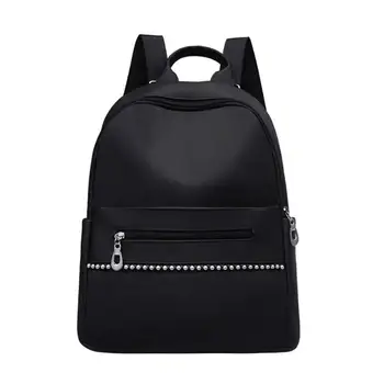 Nylon Large Capacity Travel Backpacks Women Rivet Black Casual Shoulder School Bags Girls Shoulder Bags Rucksacks 2019 New
Nylon Large Capacity Travel Backpacks Women Rivet Black Casual Shoulder School Bags Girls Shoulder Bags Rucksacks 2019 New
