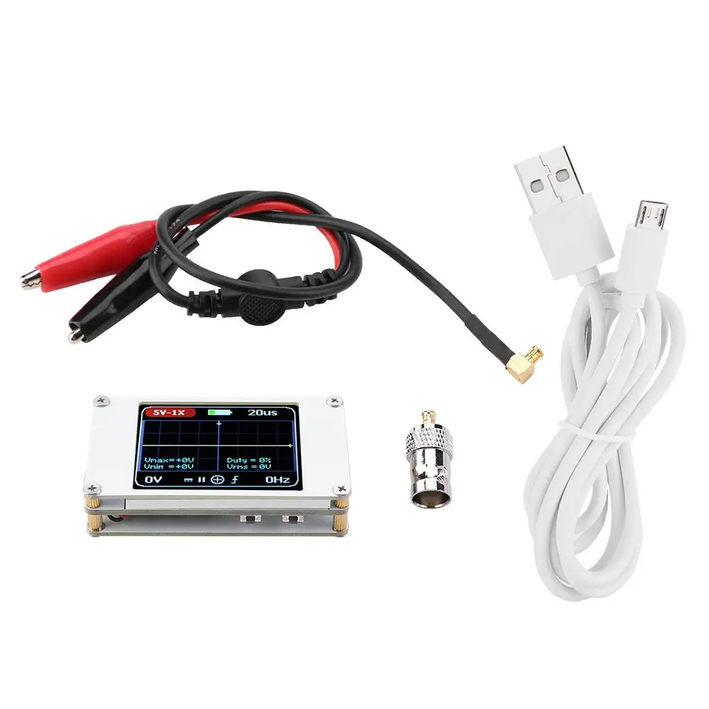 DSO188 портативный мини карманный осциллограф 1 МГц AC/DC ультра-Маленький цифровой